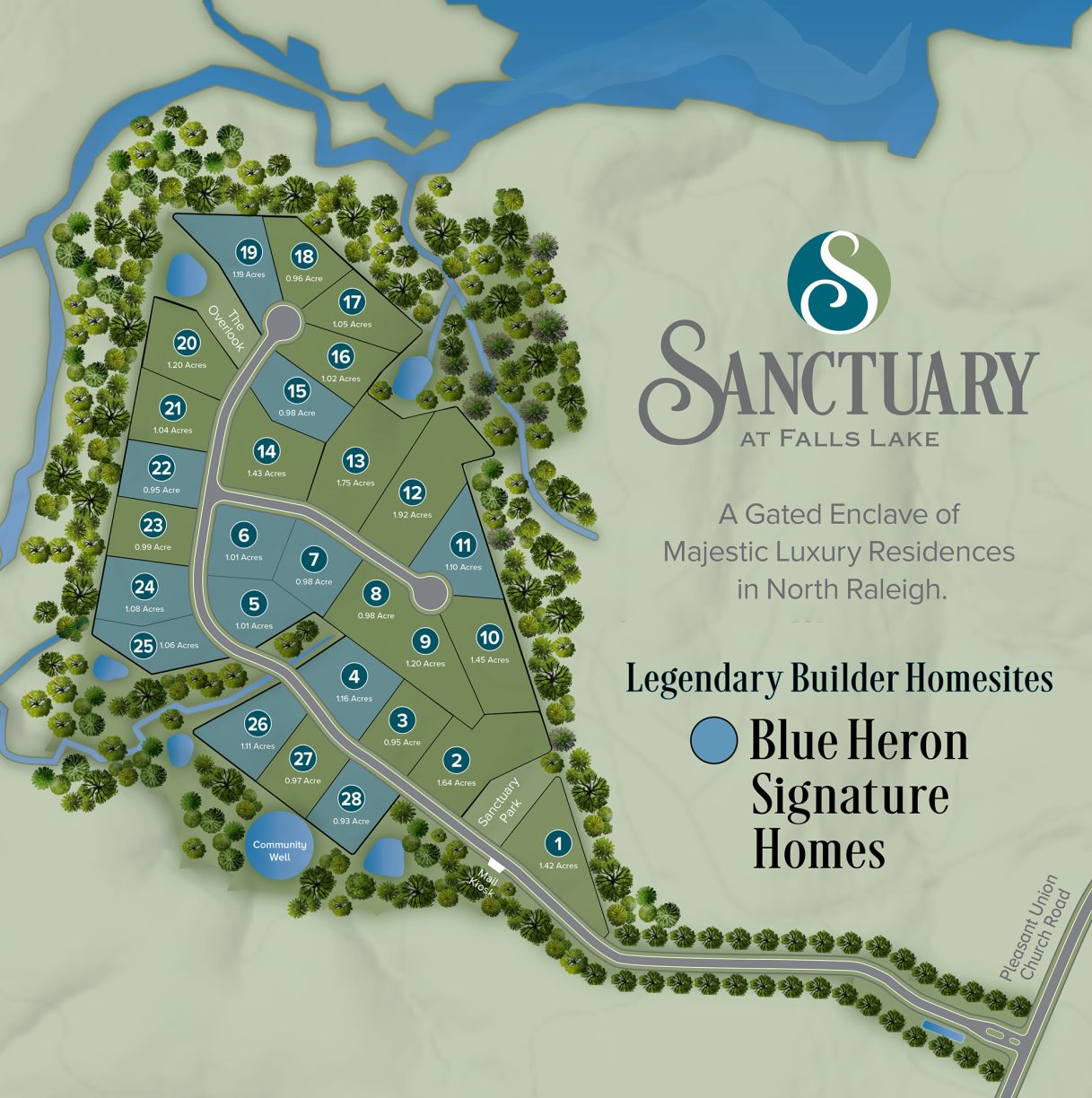 Blue Heron Signature Homes Site Plan