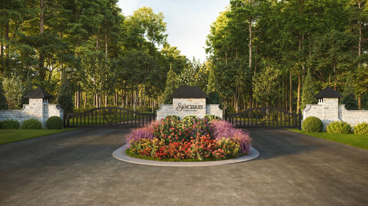 Sanctuary at Falls Lake Entrance